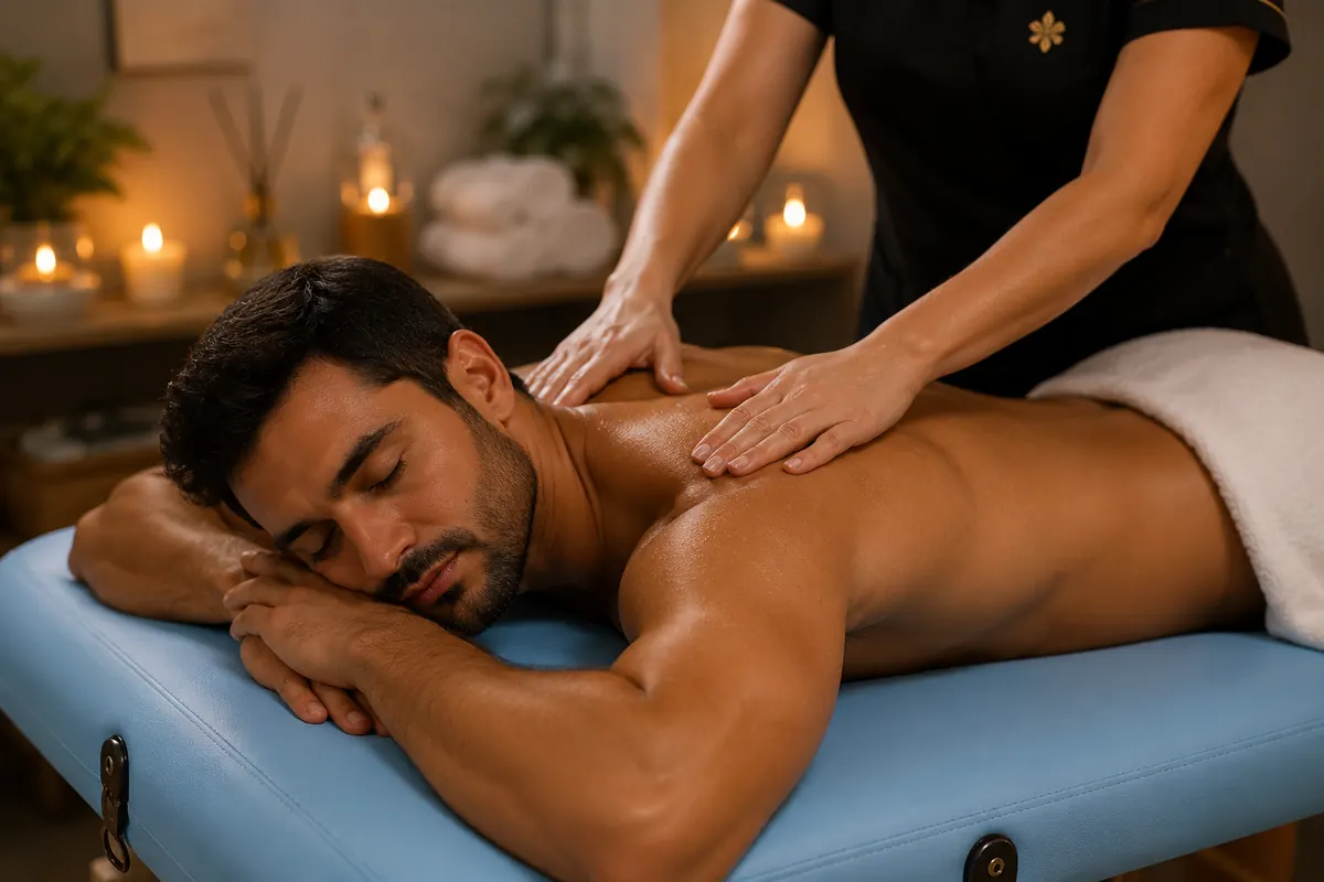 Massagem relaxante masculina